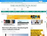 Bild zum Artikel: 800 Euro für jeden: Finnland geht einen radikalen Schritt