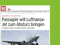 Bild zum Artikel: Zwischenfall auf LH-Flug - Passagier will Lufthansa- Jet zum Absturz bringen