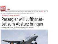 Bild zum Artikel: *** BILDplus Inhalt *** Zwischenfall auf LH-Flug - Passagier will Lufthansa- Jet zum Absturz bringen