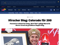 Bild zum Artikel: Hirscher Blog: Colorado für 200