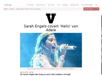 Bild zum Artikel: Sarah Engels covert 'Hello' von Adele