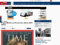 Bild zum Artikel: 'Time'-Magazin - Angela Merkel zur Person des Jahres 2015 gekürt