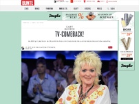 Bild zum Artikel: TV-Comeback!