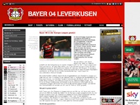 Bild zum Artikel: Bayer 04 in der Europa League gesetzt