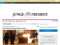 Bild zum Artikel: Linksextremisten stürmen Leipziger Rathaus