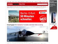Bild zum Artikel: Kampf gegen IS: Deutsche Tornados sind den USA zu wenig