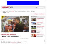 Bild zum Artikel: Neureuther platzt beim ORF rein: 'Megt's ihr mi nimma?'