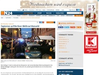 Bild zum Artikel: Alle Besucher evakuiert - 
Explosion auf Berliner Weihnachtsmarkt