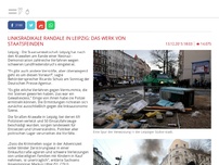 Bild zum Artikel: Linksradikale Randale in Leipzig: Das Werk von Staatsfeinden