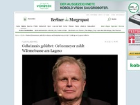 Bild zum Artikel: Flüchtlingskrise: Geheimnis gelüftet: Grönemeyer sponsert Wärmebusse am Lageso