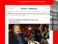 Bild zum Artikel: Soziales: Frank Zander lädt Obdachlose wieder zum Gänsebraten ein