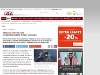 Bild zum Artikel: 'Euthanasie-Fatwa' im Kalifat: IS lässt behinderte Kinder ermorden