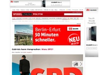 Bild zum Artikel: Gabriels leere Versprechen: Wozu SPD?
