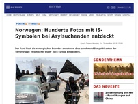 Bild zum Artikel: Norwegen: Hunderte Fotos mit IS-Symbolen bei Asylsuchenden entdeckt