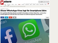 Bild zum Artikel: Angebliches Update: Dieser WhatsApp-Virus legt Ihr Smartphone lahm
