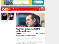 Bild zum Artikel: Koalition schwächelt: FPÖ meilenweit vorn