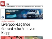 Bild zum Artikel: „Ich fühlte mich größer“ - Liverpool-Legende Gerrard schwärmt von Klopp