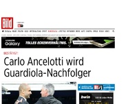 Bild zum Artikel: Bayern bestätigt BILD - Ancelotti wird Nachfolger von Pep Guardiola