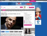 Bild zum Artikel: Varoufakis: 'Gabriel ist der schlimmste Politiker,  den ich kenne'