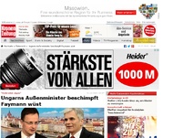 Bild zum Artikel: Ungarns Außenminister beschimpft Faymann wüst