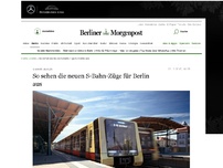 Bild zum Artikel: Designstudie: So sehen die neuen S-Bahn-Züge für Berlin aus