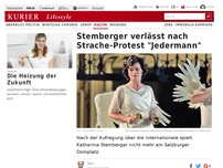 Bild zum Artikel: Stemberger verlässt nach Strache-Protest 'Jedermann'.