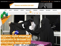 Bild zum Artikel: Schleier nicht abgelegt: Islamistin in Brüssel zu eineinhalb Jahren Haft verurteilt