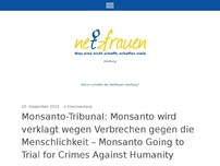 Bild zum Artikel: Monsanto-Tribunal: Monsanto wird verklagt wegen Verbrechen gegen die Menschlichkeit-Monsanto Going to Trial for Crimes Against Humanity