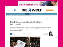 Bild zum Artikel: Nach Kündigung : Flüchtling gewinnt 400.000 Euro bei Lotterie