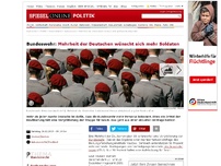 Bild zum Artikel: Bundeswehr: Mehrheit der Deutschen wünscht sich mehr Soldaten