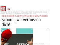 Bild zum Artikel: 2 Jahre nach Ski-Unfall - Schumi, wir vermissen dich!