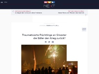 Bild zum Artikel: Traumatisierte Flüchtlinge an Silvester: Bringen die Böller den Krieg zurück?