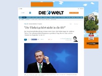Bild zum Artikel: Menschenrechtslage: 'Die Türkei gehört nicht in die EU'