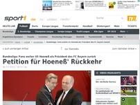 Bild zum Artikel: Fans starten Petition für Hoeneß' Rückkehr