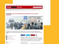 Bild zum Artikel: Asylpolitik: CSU will Flüchtlinge ohne Papiere an der Grenze abweisen