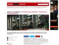 Bild zum Artikel: Angst vor Anschlägen: Polizei warnt vor akuter Terrorgefahr in München