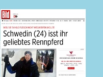 Bild zum Artikel: Trabrenn-Sportlerin - Schwedin (24) isst ihr geliebtes Rennpferd