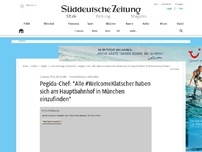 Bild zum Artikel: Pegida-Chef: 'Alle #WelcomeKlatscher haben sich am Hauptbahnhof in München einzufinden'