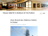 Bild zum Artikel: Zum Brand des Address Hotels in Dubai