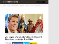 Bild zum Artikel: „Ihr singt ja total scheiße!“: Dieter Bohlen wirft Sternsinger von seinem Grundstück