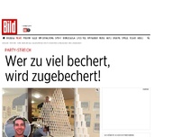 Bild zum Artikel: Party-Streich - Wer zu viel bechert, wird zugebechert!