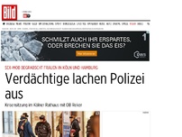 Bild zum Artikel: Sofort wieder frei - Verdächtige lachen Polizei aus