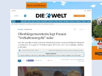 Bild zum Artikel: Übergriffe in Köln: Oberbürgermeisterin legt Frauen 'Verhaltensregeln' nahe