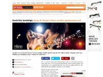 Bild zum Artikel: Gerüchte bestätigt: Guns N' Roses treten wieder gemeinsam auf