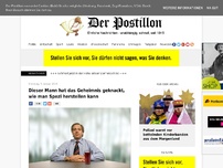 Bild zum Artikel: Dieser Mann hat das Geheimnis geknackt, wie man Spezi herstellen kann