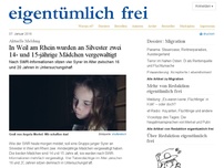 Bild zum Artikel: Aktuelle Meldung: In Weil am Rhein wurden an Silvester zwei 14- und 15-jährige Mädchen vergewaltigt