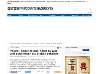 Bild zum Artikel: Polizei-Berichte aus Köln: Es war viel schlimmer als bisher bekannt