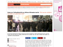 Bild zum Artikel: Interner Polizeibericht zu Kölner Silvesternacht: 'Es waren einfach zu viele zur gleichen Zeit'