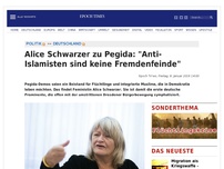 Bild zum Artikel: Alice Schwarzer zu Pegida: 'Anti-Islamisten sind keine Fremdenfeinde'