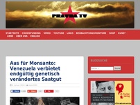 Bild zum Artikel: Aus für Monsanto: Venezuela verbietet endgültig genetisch verändertes Saatgut